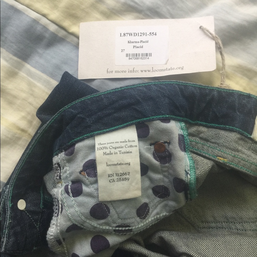 Loomstate organic cotton dark wash jeans - Picture 6 of 6